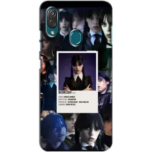 Чехлы Венсдей на ZTE Blade V10 Vita Уэнсдей (AlphaPrint) (коллаж Уэнздей)
