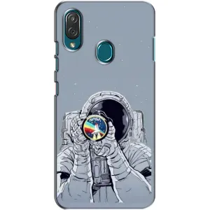 Чехол NASA для ZTE Blade V10 Vita (AlphaPrint) (Космонавт фото)