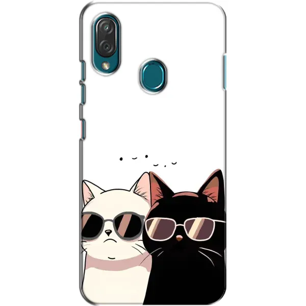 Чехол с принтом «Коты в очках» для ZTE Blade V10 Vita