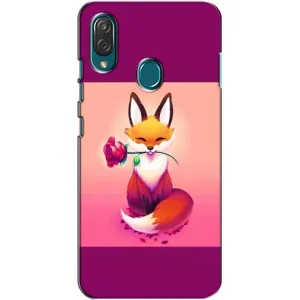 Чохли з картинкою Лисичка для ZTE Blade V10 Vita (VPrint) (Лиса з трояндою)