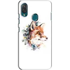 Чохли з картинкою Лисичка для ZTE Blade V10 Vita (VPrint) (Лиса в квітах)