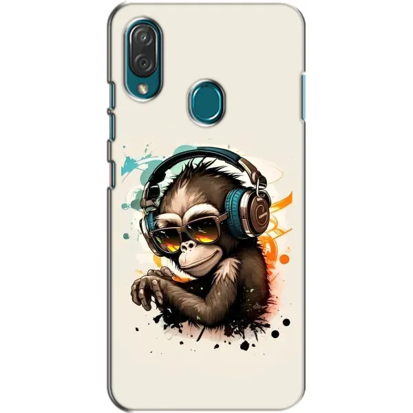 Чохол з принтом «Макака в навушниках» для ZTE Blade V10 Vita