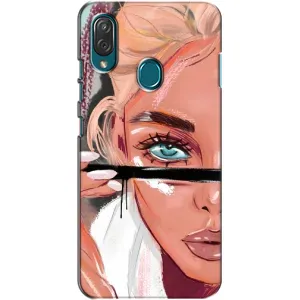 Чехол с печатью для ZTE Blade V10 Vita - (Мода) (AlphaPrint) (Макияж)