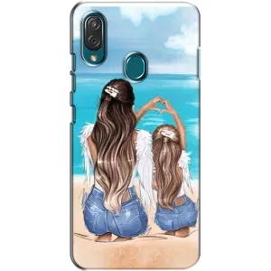Чехол с печатью для ZTE Blade V10 Vita - (Мама с ребенком) (AlphaPrint) (Мама с доченькой)