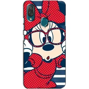 Эксклюзивный чехол для ZTE Blade V10 Vita (AlphaPrint - Мультяшные) (Маус в очках)
