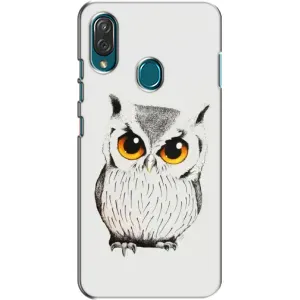Чехол с птицами на ZTE Blade V10 Vita (VPrint) (Милая Сова)
