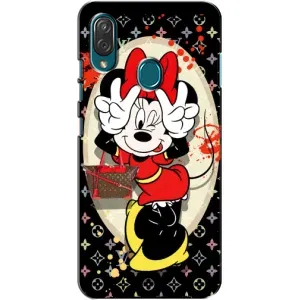 Чехол Disney Mouse ZTE Blade V10 Vita (PREMIUMPrint) (Минни peace)