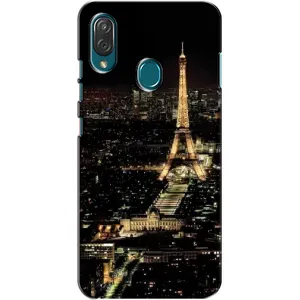 Чехол Эйфелева Башня для ZTE Blade V10 Vita - (AlphaPrint) (Ночной Париж)