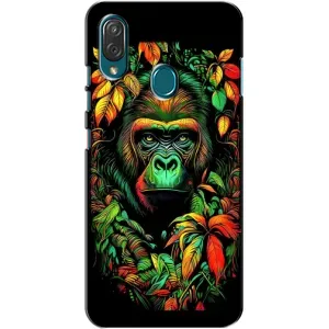 Чехол с Обезьянами ZTE Blade V10 Vita - (AlphaPrint) (Обезьяна в тропиках)