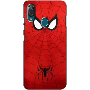Чехол с человеком пауком для ZTE Blade V10 Vita - (AlphaPrint) (Паук (Марвел))