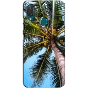 Силиконовый чехол с КАРТИНКАМИ лето для ZTE Blade V10 Vita (AlphaPrint) (Пальма)