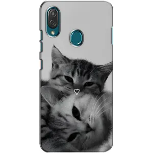 Чехол с принтом «Пара котов» для ZTE Blade V10 Vita