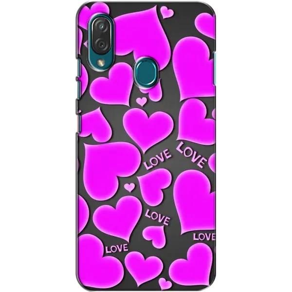 Чехол с принтом «Pink hearts» для ZTE Blade V10 Vita Чехол с принтом «Pink hearts» для ZTE Blade V10 Vita