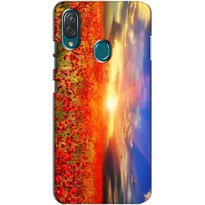 Чехол с картинкой (Стильные) для ЗТЕ Блейд В10 Вита - (AlphaPrint) (Поле тюльпанов)