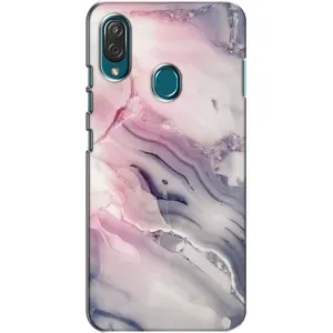 Мраморный чехол на ZTE Blade V10 Vita (VPrint) (Пурпурный Мрамор)