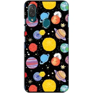 Космічні Чохли для ZTE Блейд V10 Віта (VPrint) (Намальовані планети)