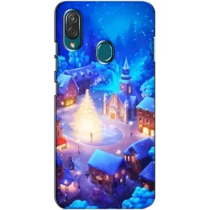 Різдвяні Чохли для ZTE Blade V10 Vita (VPrint) (Різдвяне місто)