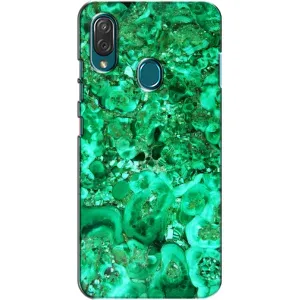Мраморный чехол на ZTE Blade V10 Vita (VPrint) (Салатный Мрамор)