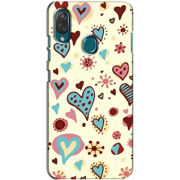 Чехол с принтом «Сердечки» для ZTE Blade V10 Vita Чехол с принтом «Сердечки» для ZTE Blade V10 Vita