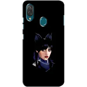 Чехлы Венсдей на ZTE Blade V10 Vita Уэнсдей (AlphaPrint) (серьезная Уэнздей)