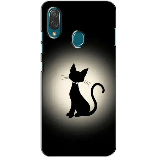 Чохол з принтом «Силует котика» для ZTE Blade V10 Vita