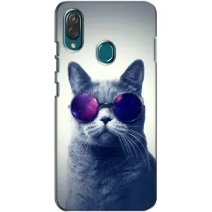 Чехол с принтом для ZTE Blade V10 Vita (AlphaPrint) Модные коты (Стильный кот)