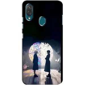 Чехлы Венсдей на ZTE Blade V10 Vita Уэнсдей (AlphaPrint) (Уэнздей и Инид)