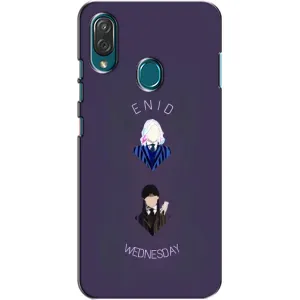 Чехлы Венсдей на ZTE Blade V10 Vita Уэнсдей (AlphaPrint) (Уэнздей и подруга)
