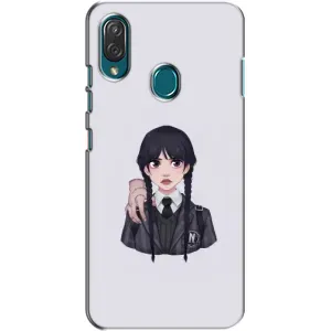 Чехлы Венсдей на ZTE Blade V10 Vita Уэнсдей (AlphaPrint) (Уэнздей и Вещь)