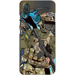 Чехлы с картинкой ЗСУ для ZTE Blade V10 Vita (AlphaPrint) (Воин ВСУ)