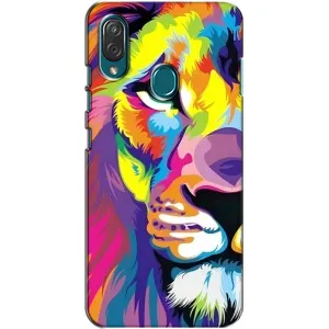 Чехол со Львом для ZTE Blade V10 Vita (VPrint) (Яркий Лев)