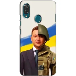 Чохол для ZTE Blade V10 Vita (AlphaPrint - с принтом Зеленського) (Зеленский солдат)
