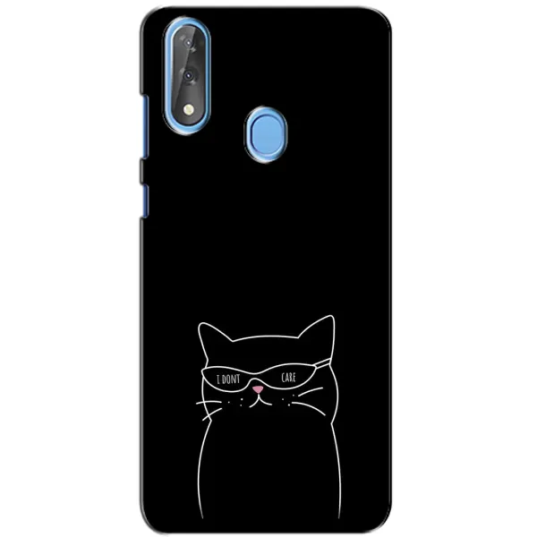 Чехол с принтом «Равнодушный кот» для ZTE Blade V10