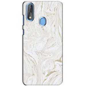 Мраморный чехол на ZTE Blade V10 (VPrint) (Белый мрамор)