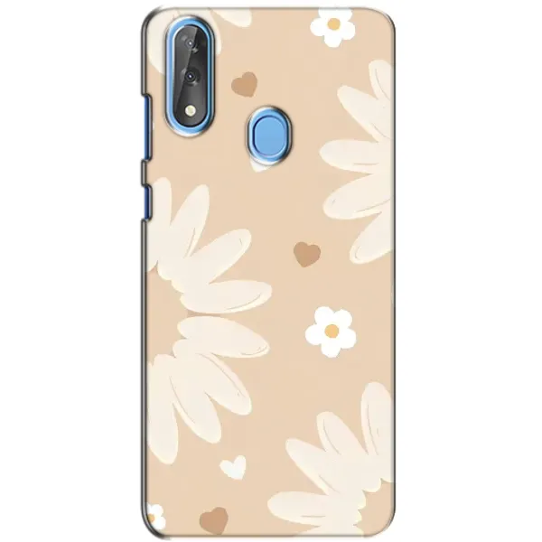 Чохол з принтом «Бежеві квіти» для ZTE Blade V10 Чохол з принтом «Бежеві квіти» для ZTE Blade V10