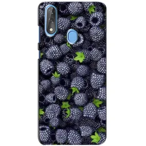 Чехлы с Фруктами для ZTE Blade V10 (VPrint) (Ежевика)