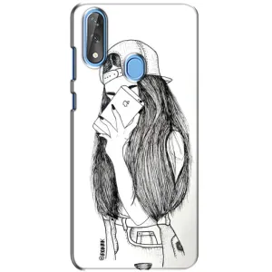 Чехол с печатью для ZTE Blade V10 - (Мода) (AlphaPrint) (Фото девочки)