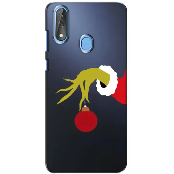 Чехол с принтом «Гринч с игрушкой» для ZTE Blade V10