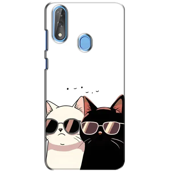 Чехол с принтом «Коты в очках» для ZTE Blade V10