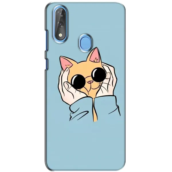Чехол с принтом «Котик в очках» для ZTE Blade V10 Чехол с принтом «Котик в очках» для ZTE Blade V10
