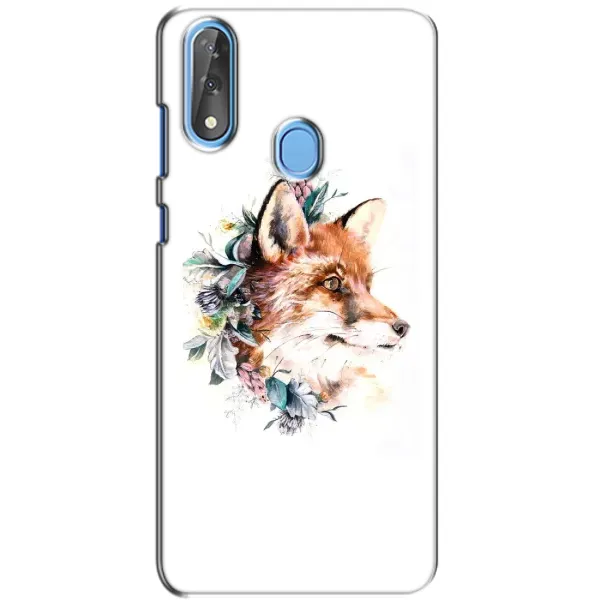 Чехол с принтом «Лисичка в цветочках» для ZTE Blade V10 Чехол с принтом «Лисичка в цветочках» для ZTE Blade V10