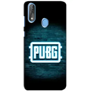 Чехол PUBG для ЗТЕ Блейд В10 (AlphaPrint) (Лого PUBG)