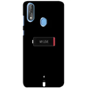 Чехлы для любимой на ZTE Blade V10 (VPrint) (Love battery)
