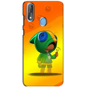 Чехол для ZTE Blade V10 Бравл Старс (VPrint) (Хлопчик Леон)