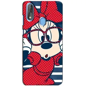 Эксклюзивный чехол для ZTE Blade V10 (AlphaPrint - Мультяшные) (Маус в очках)