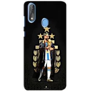 Чехлы для ZTE Blade V10 (Leo чемпион) (AlphaPrint) (Месси Король)