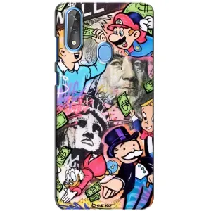 Чехлы с крутыми принтами для ZTE Blade V10 - (PREMIUMPrint) (Monopoly man)