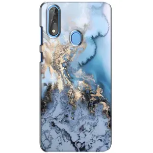Мраморный чехол на ZTE Blade V10 (VPrint) (Нежный мрамор)