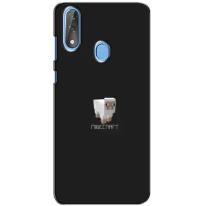Чехол Майнкрафт на ZTE Blade V10 (AlphaPrint) Minecraft (Овечка Майнкрафт)
