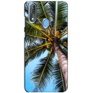 Силиконовый чехол с КАРТИНКАМИ лето для ZTE Blade V10 (AlphaPrint) (Пальма)
